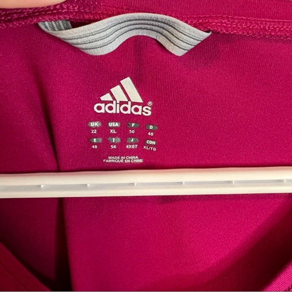 ADIDAS | Women’s Fuchsia Tee - Picture 2 of 5